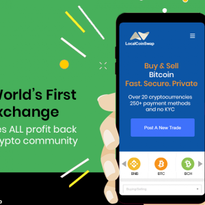 LocalCoinSwap Launches World’s First P2P Cryptocurrency Exchange That Gives 100% Profit To The Crypto Community