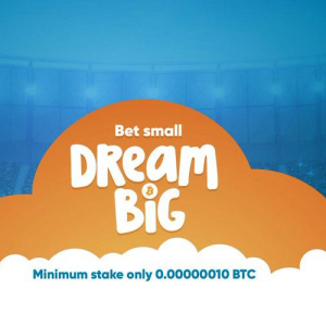 Bet small. Dream BIG: the lowest Bitcoin betting stakes