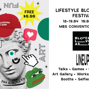 The world’s first blockchain lifestyle festival, Block Live Asia, debuts in Singapore on April 18th and 19th!