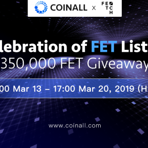 CoinAll Lists Fetch.AI and Offers a 350,000 FET Giveaway