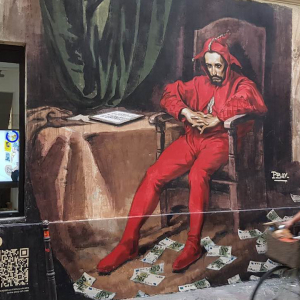 ‘Fiat and Money Printing’ Street Mural Earns $500 in Bitcoin Donations in Five Days