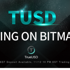 BitMart Lists Decentralized Stablecoin TrueUSD (TUSD)