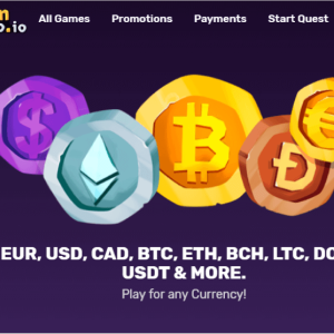 PR: Bitcoincasino.io Adds Ethereum, Litecoin, Bitcoin Cash, Dogecoin, Tether, EURO, USD + 4 FIAT Currencies
