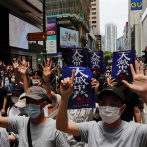 Major international banks scrutinize clients in Hong Kong on potential ties to the city’s pro-democracy movement.