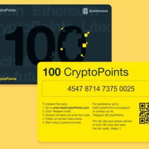 Prepaid Cards For Buying Bitcoin From Getcryptopoints Cryptoshore - 
