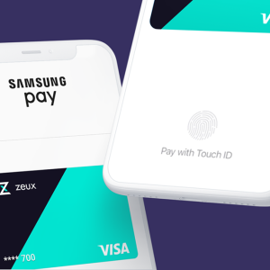 Pay with Crypto with Apple Pay and Samsung Pay with the Zeux App