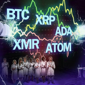 Top 5 cryptocurrencies to watch this week: BTC, XRP, ADA, XMR, ATOM