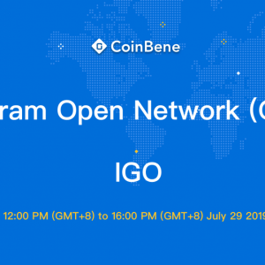 Ready for CoinBene’s Launch Telegram Open Network (GRAM) IGO?