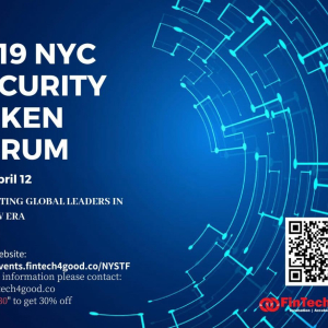 FinTech4Good Convenes 2019 NYC Security Token Forum on April 12
