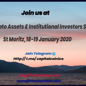 Swiss Crypto Assets & Institutional Investors Summit Will Be Held on January 18–19, 2020