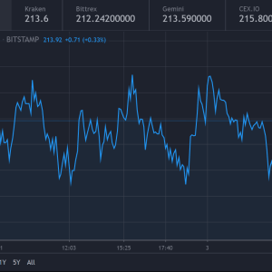 Bitcoin Cash Price: rests near $214