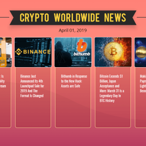 Bitcoin Records 2019 High As Market Cap Surpasses $163B – Crypto Weekly Market Update April.2