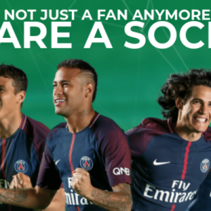 PSG Partner With Cryptocurrency Firm Socios
