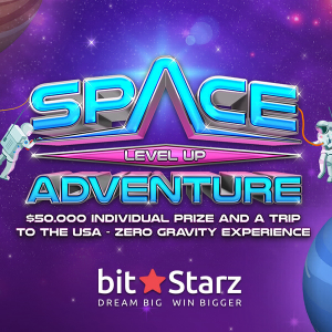 Win a Zero Gravity Experience and €50,000 in BitStarz Space Level Up Adventure!