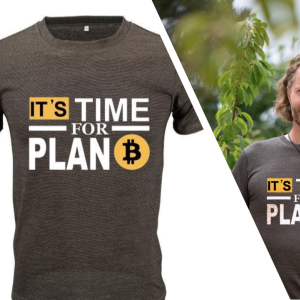 Heal Thyself with Leela Quantum Tech’s ‘Plan B’ Bitcoin Edition Quantum T-Shirt