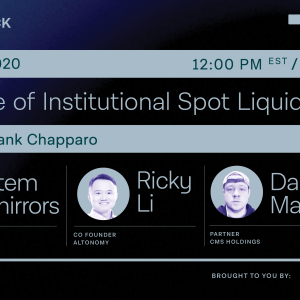 [SPONSORED] The Block Presents: The State of Institutional Spot Liquidity – Brought to you by Altonomy