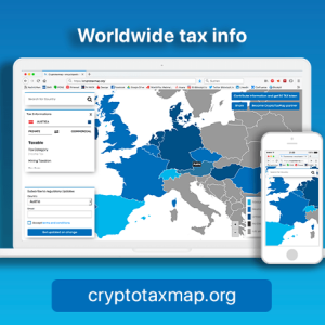 Interactive map for cryptocurrency taxation launched
