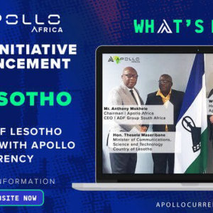 Apollo Currency Signs MOU With Nation of Lesotho as Part of Blockchain Initiative
