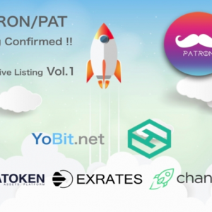 PATRON Project Announces New Exchange Listings, Token Burn, and Buyback Program