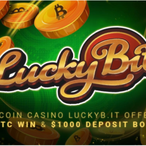 Bitcoin Casino LuckyB.it Offers Winnings up to 15 BTC and a $1000 Instant Deposit Bonus