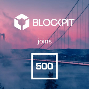 Blockpit joins 500 Startups’ first blockchain accelerator