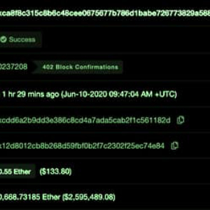 Guy Pays $2.5 Million For One Ethereum Transaction, Hack or China Crackdown?