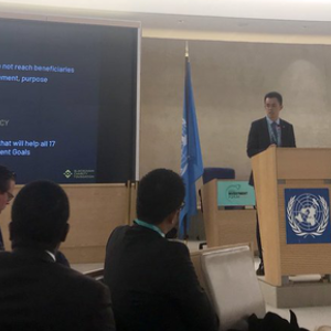 Changpeng Zhao Announces the Blockchain Charity Foundation at the United Nations